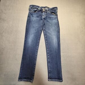 AG Adriano Goldscmied Pants Womens 26 Blue Cigarette Stilt Crop Stretch Denim